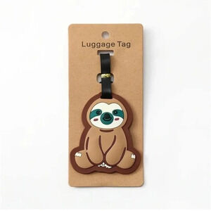 NWT Cute Sloth Luggage Tag